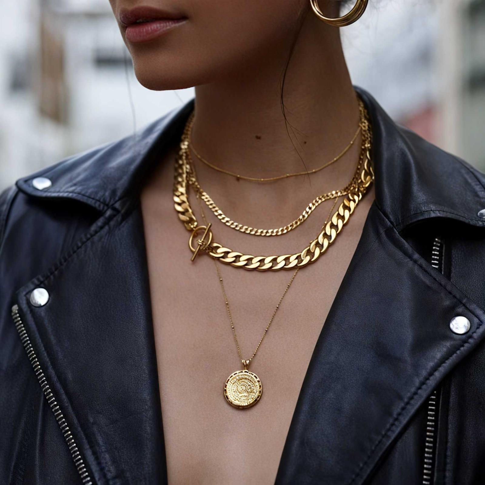 pairing necklaces of different weights and metals