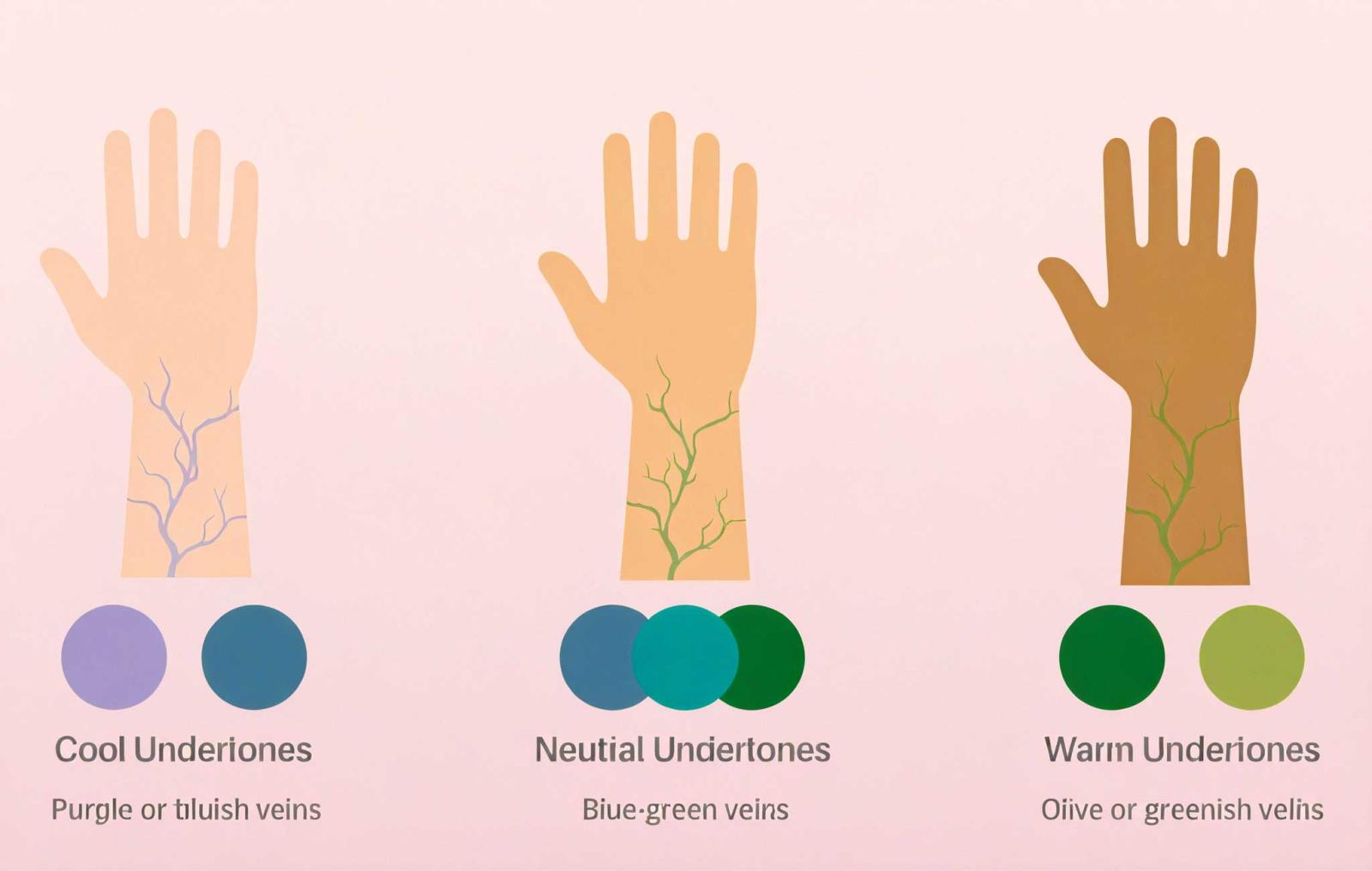 Skin tone and vein color